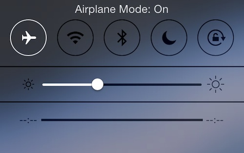 airplane mode when charge your cell phone battery