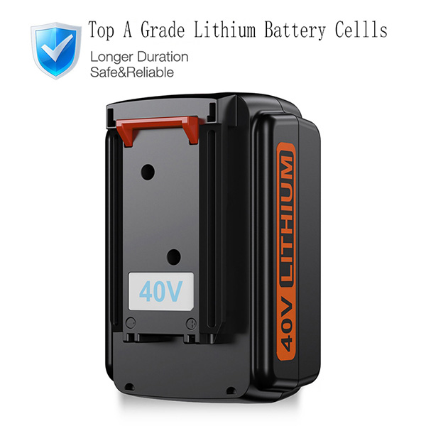 Replacement battery 40V 2.0Ah Lithium ion battery for bIack&decker LBXR36 LBXR20 LBX4020